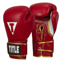 variant:red/white::TITLE Boxeo Mexican Leather Bag Gloves Quatro side veiw