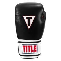 variant:Black/White/Red::front view of a single bag boxing glove