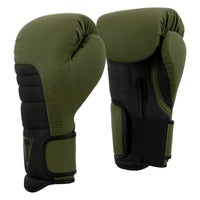 variant:green/black::TITLE Boxing Combat Bag Gloves 2.0 side view