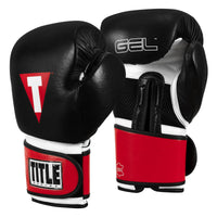 variant:Black/White/Red::TITLE Boxing Gel Weighted Boxing Gloves second view