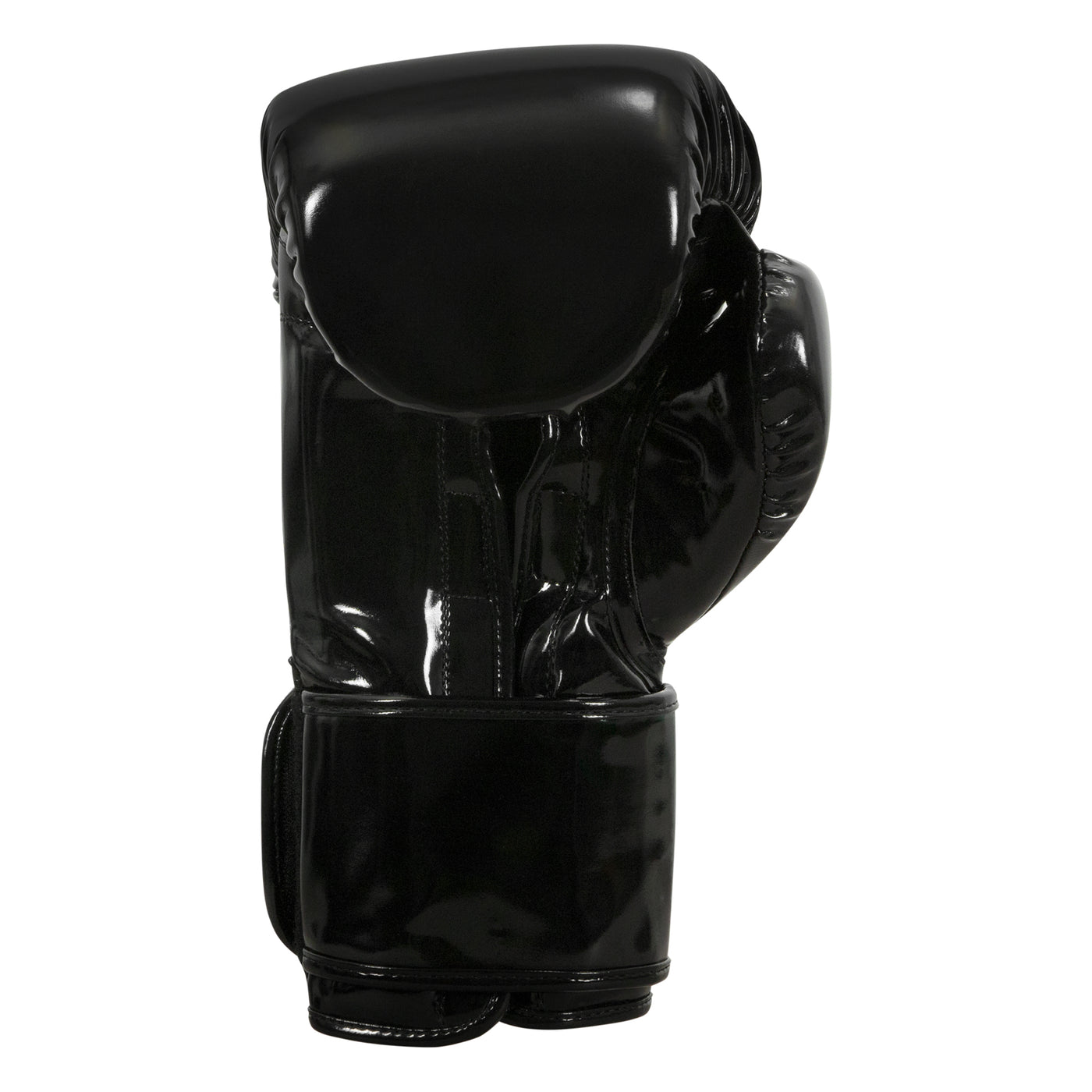 variant:Black/Gold::TITLE Boxing Inferno Intensity Elastic Training Gloves back view