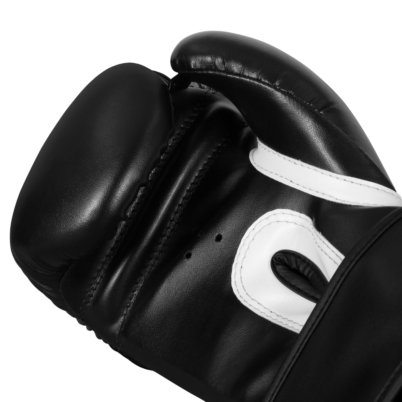 variant:black::TITLE Boxing Peak Bag Gloves palm view closeup