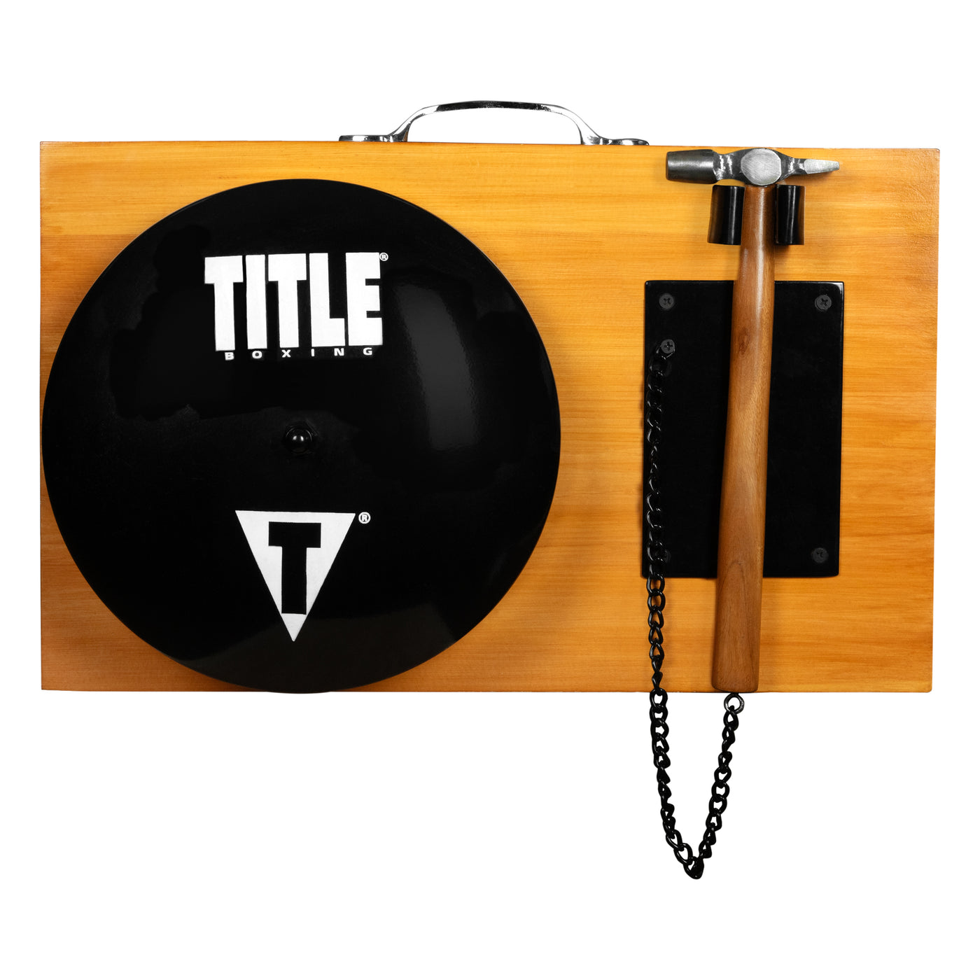 color:brown/black::TITLE Boxing Professional Ring Gong main view