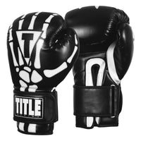 variant:black::TITLE Boxing Skeleton Hand Bag Gloves side view
