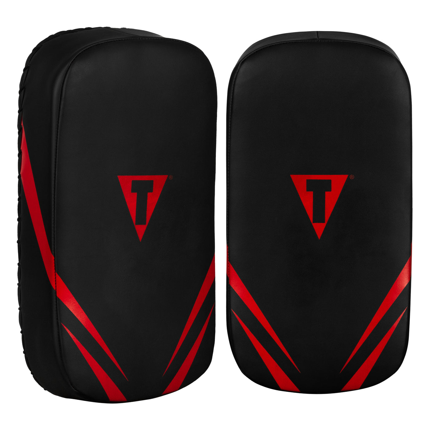variant:black/red::TITLE MMA Advanced Thai Pads (Pair) front view