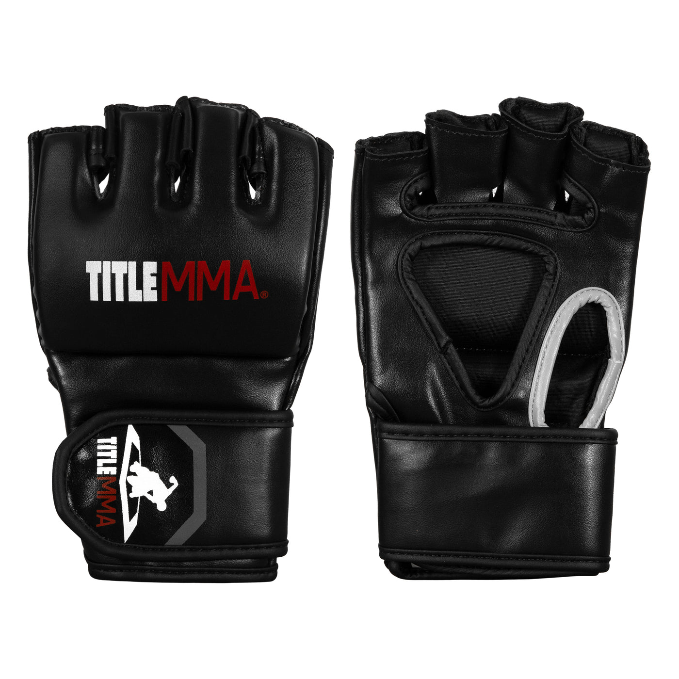 color:black/black::TITLE MMA Fight Gloves main view