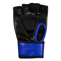 variant:Blue/Black::TITLE MMA Fight glove back view