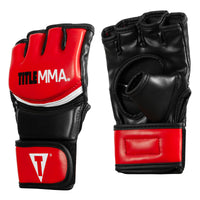 variant:Red/Black::TITLE MMA Grappler Training Gloves side view