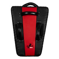 variant:black/red::TITLE MMA Kick Shield back view