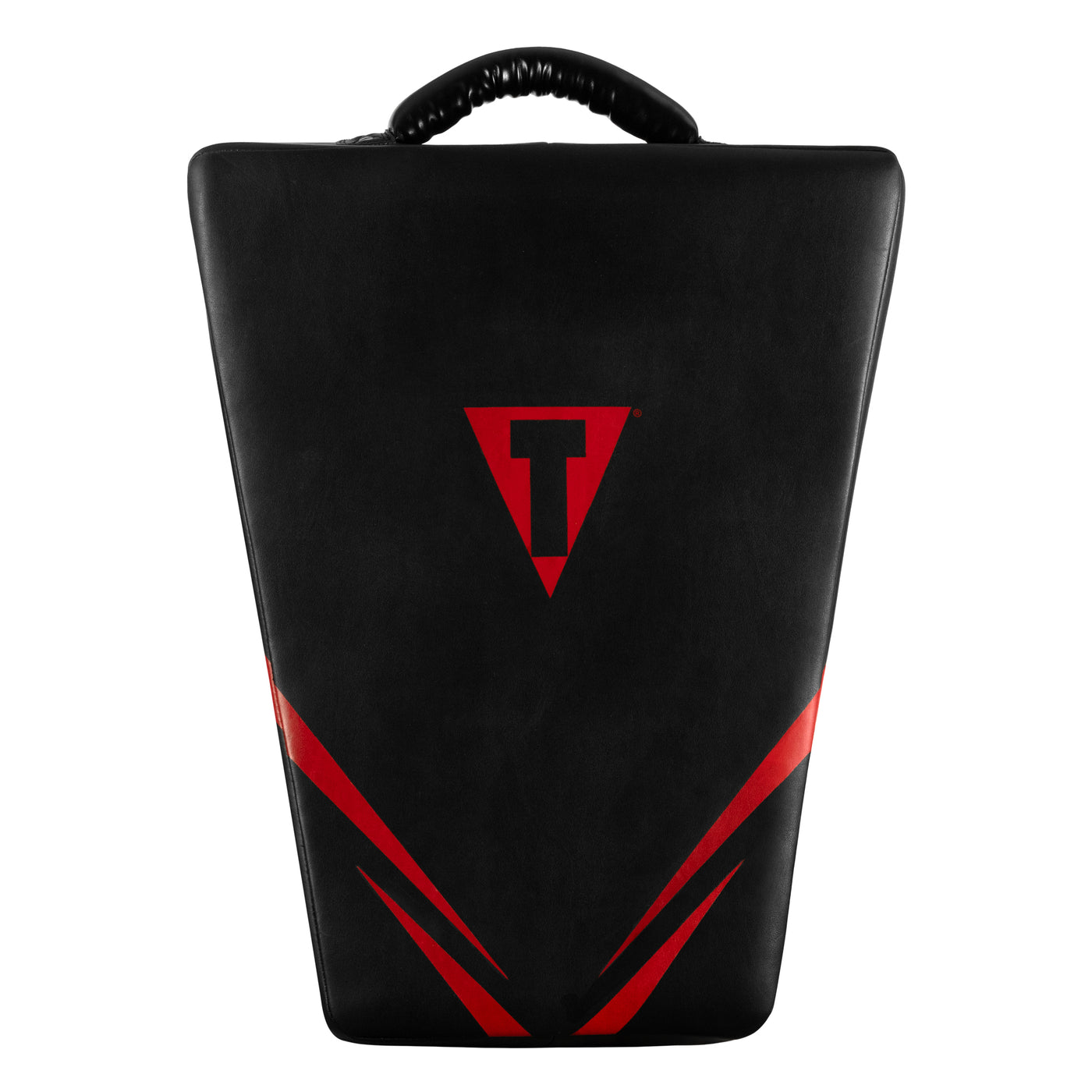 variant:black/red::TITLE MMA Kick Shield front view