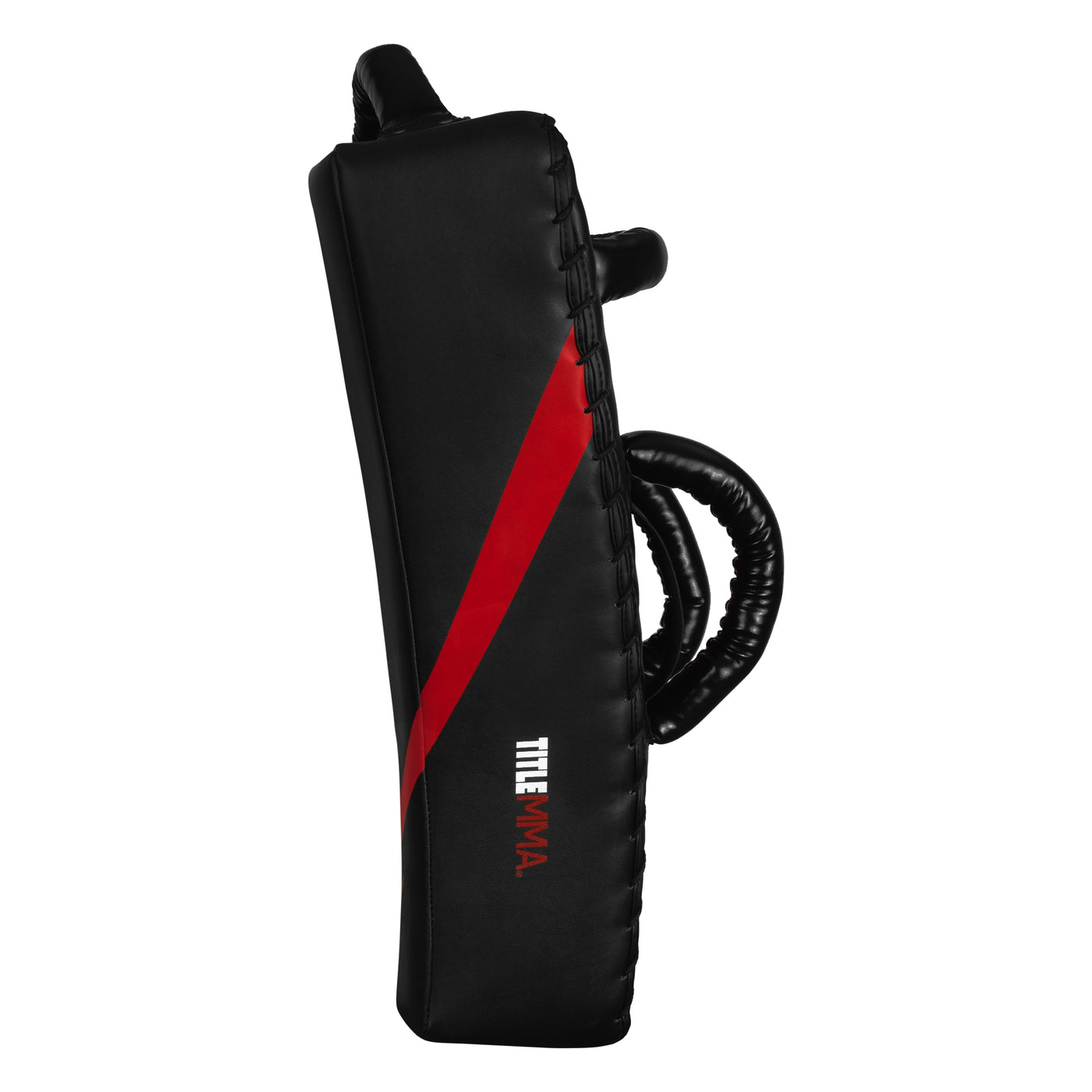 variant:black/red::TITLE MMA Kick Shield side view