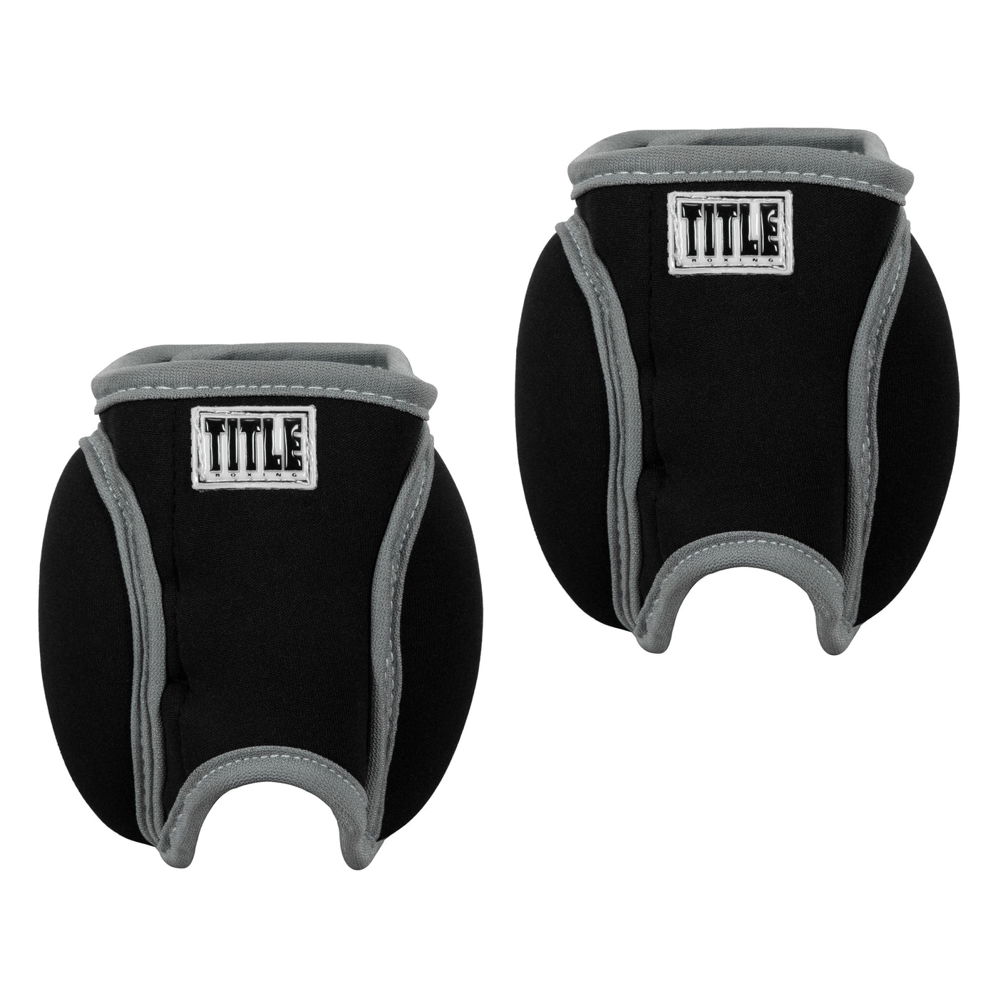variant:black::TITLE Boxing Pro Ankle Weights front view