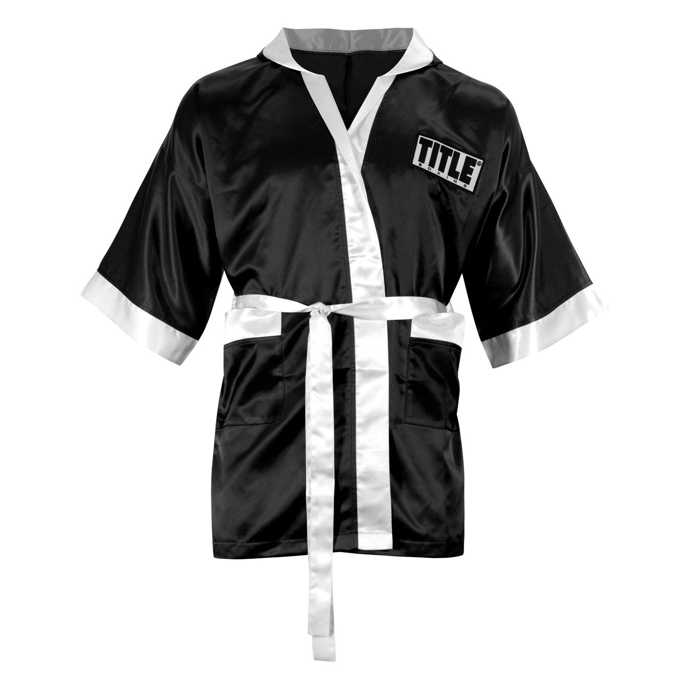 color:black/white::TITLE Boxing Stock Fingertip Robe 2.0 main view