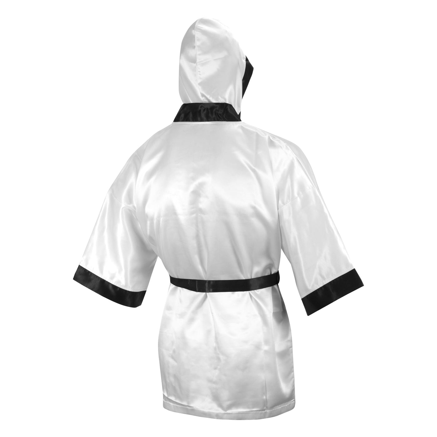 variant:white/black::TITLE Boxing Stock Fingertip Robe 2.0 back view
