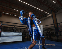 variant:blue/white::TITLE Boxing Stock Fingertip Robe 2.0 girl shadow boxing