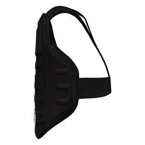 TMA Fight Sports Light Hitter Rib Guard – Boxing Muay Thai MMA Training Chest Protector – Adult One Size (White/Black)