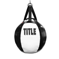 color:Black/White::TITLE Boxing Made in the USA Wrecking Ball Heavy Bag main view