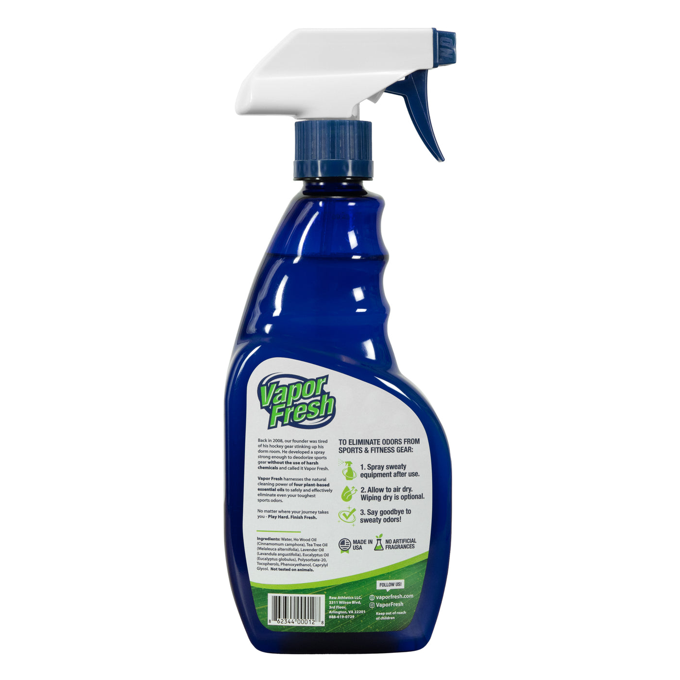 image:lifestyle::Vapor Fresh Cleaning Spray back view
