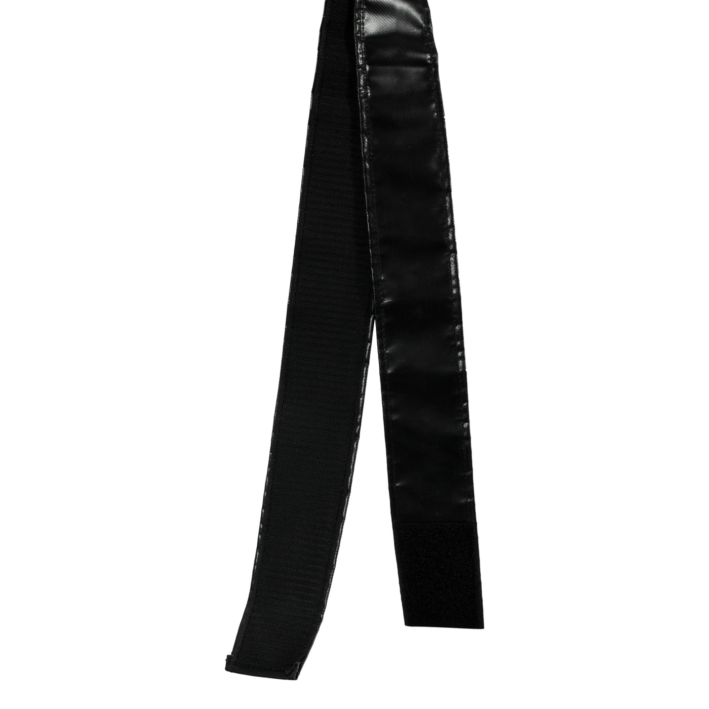 variant:black::TITLE Boxing Two-Sided Rope Spacers - Blank single view closeup of closure