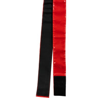 variant:red::TITLE Boxing Two-Sided Rope Spacers - Blank closeup of closure