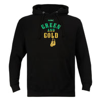 color:lifestyle::WBC by TITLE Boxing Green and Gold Hoodie main view