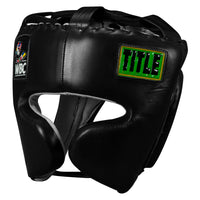 variant:lifestyle::WBC by TITLE Boxing Sparring Gear Bundle headgear front view