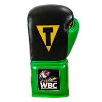 variant:lifestyle::WBC by TITLE Boxing Sparring Gear Bundle single glove back view