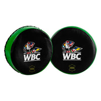 variant:lifestyle::WBC by TITLE Boxing Micro Mitts front of both mitts