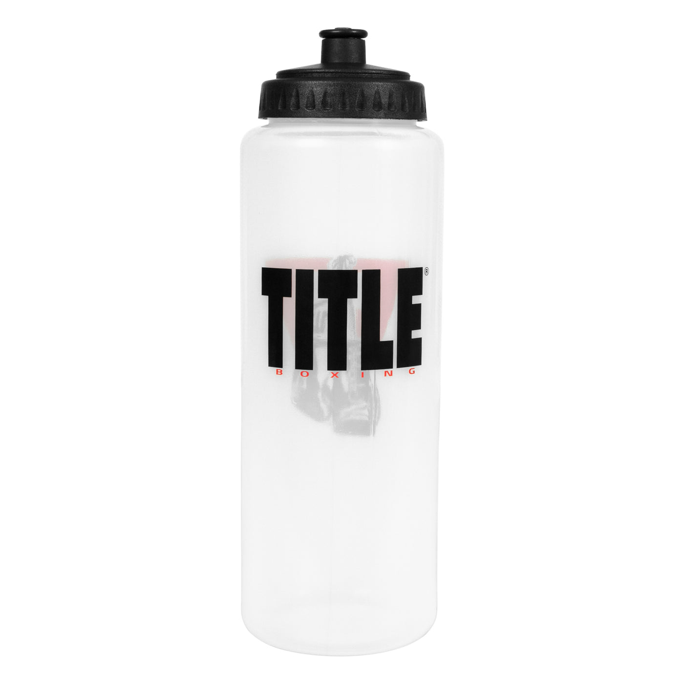 color:Clear::TITLE Boxing Pro Plus Water Bottle front view