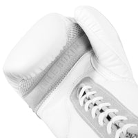 variant:white::TITLE Boxing Lace Sparring Gloves 2.0 palm view