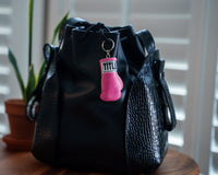 variant:pink::TITLE Boxing Excel Glove Keyring  on purse