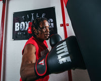 variant:Black/Red::TITLE Boxing Dynamic Strike Heavy Bag Gloves left jab