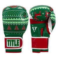 color:green::TITLE Boxing Limited Edition Deck the halls bag gloves main view