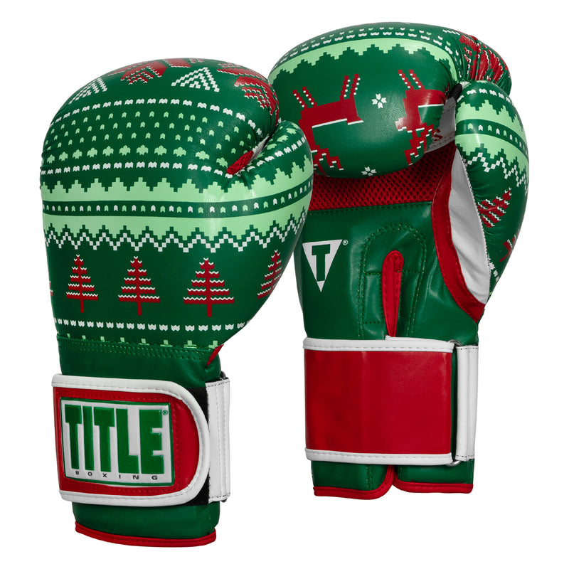 TITLE Boxing Limited Edition Deck The Halls Bag Boxing Gloves