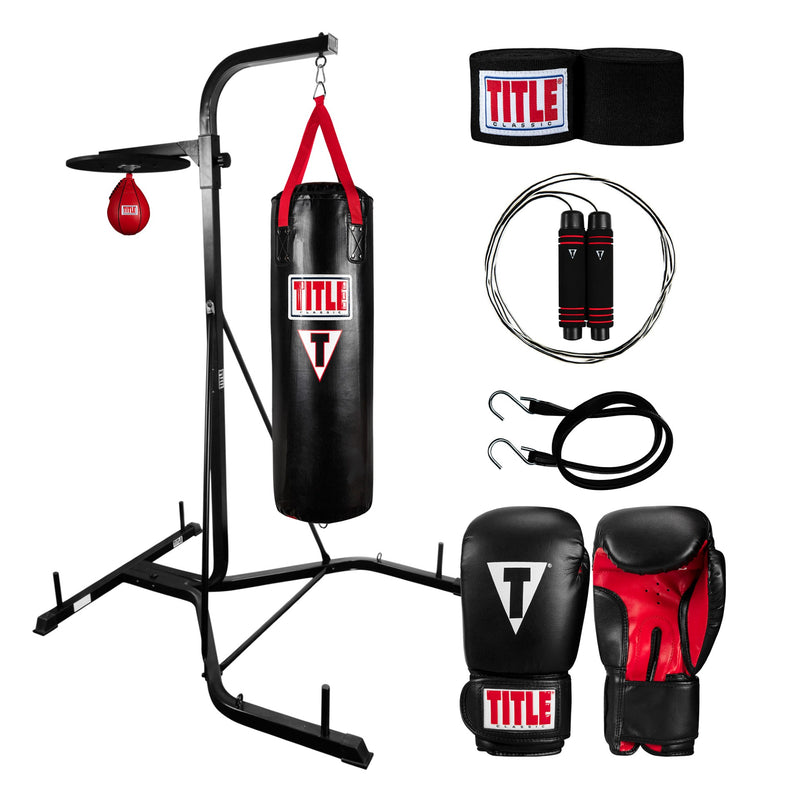 TITLE Boxing Heavy Bag Speed Bag Training Bundle