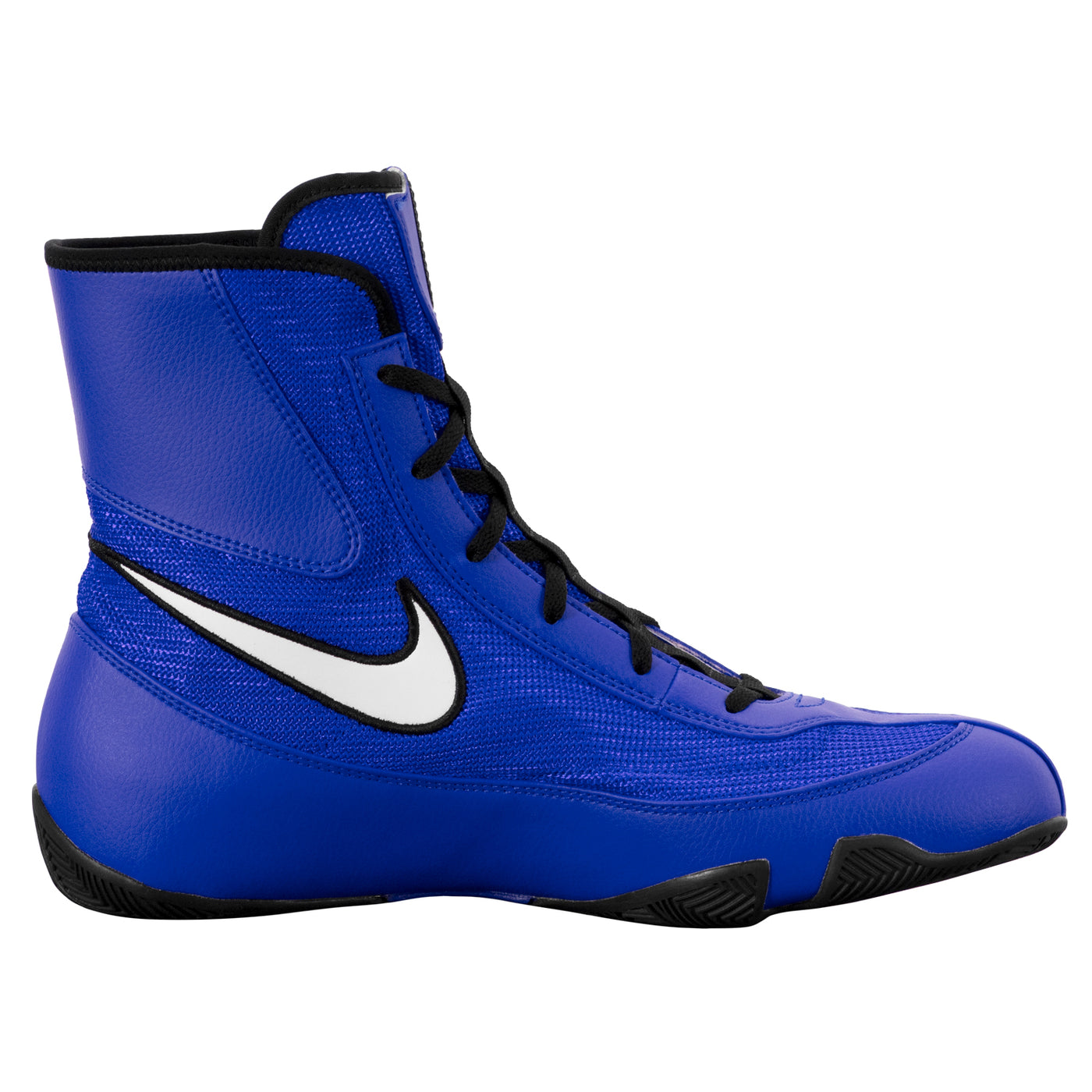 variant:Blue/Whiter::Nike Boxing Shoes Machomai 2 side view