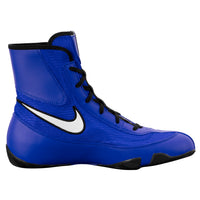 variant:Blue/Whiter::Nike Boxing Shoes Machomai 2 side view