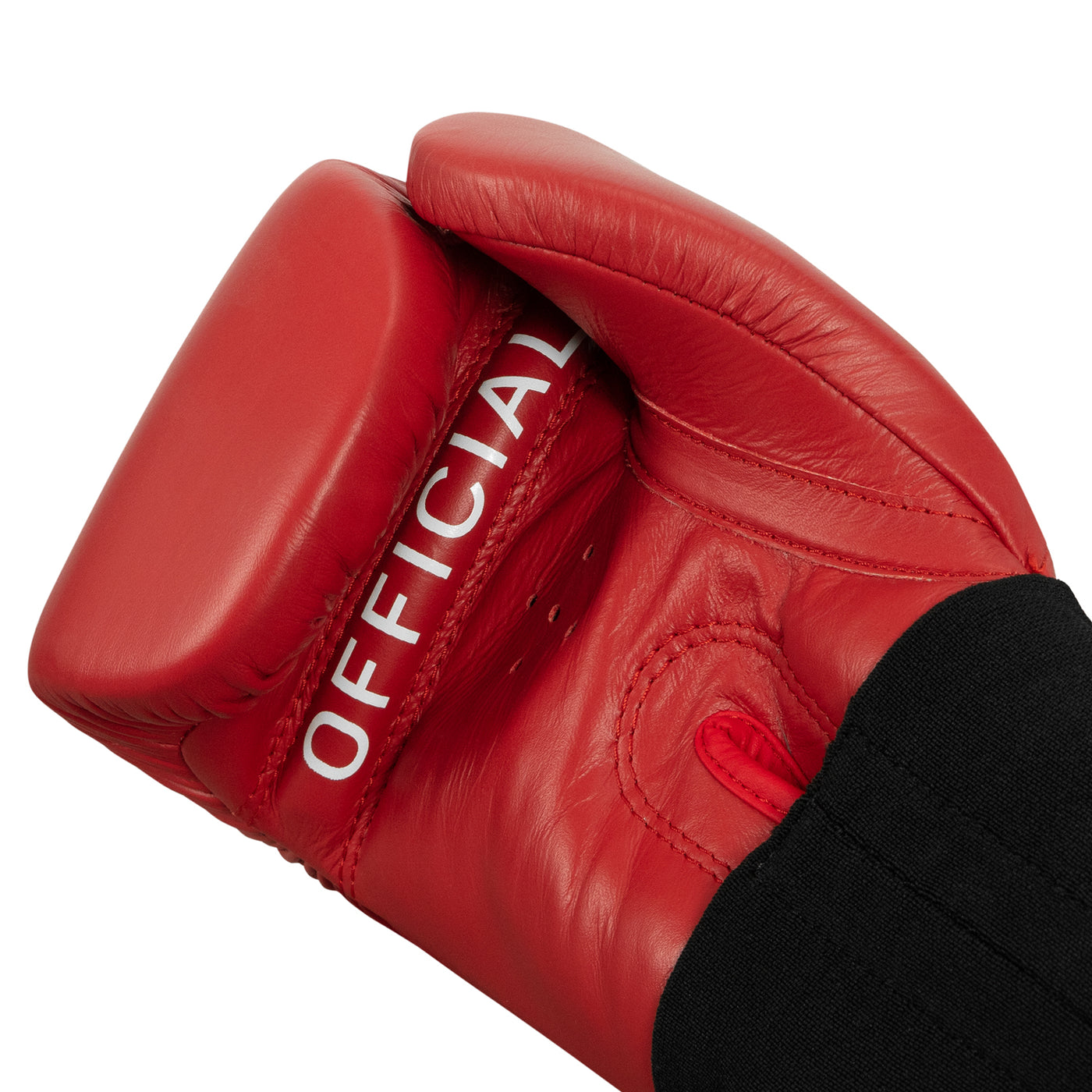 variant:red::TITLE Boxing USA Boxing Competition Gloves - Elastic inside  hand view