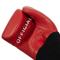 variant:red::TITLE Boxing USA Boxing Competition Gloves - Elastic inside  hand view