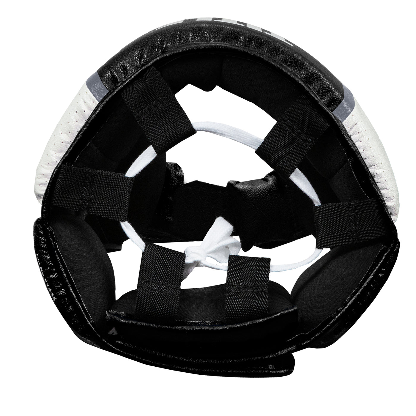 variant:black::TITLE Boxing Aerovent Elite USA Boxing Competition Headgear – With Cheeks top view