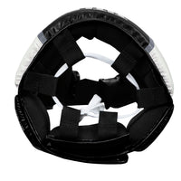 variant:black::TITLE Boxing Aerovent Elite USA Boxing Competition Headgear – With Cheeks top view