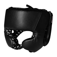 color:blank black::TITLE Boxing USA Boxing Competition Headgear - With Cheeks main view