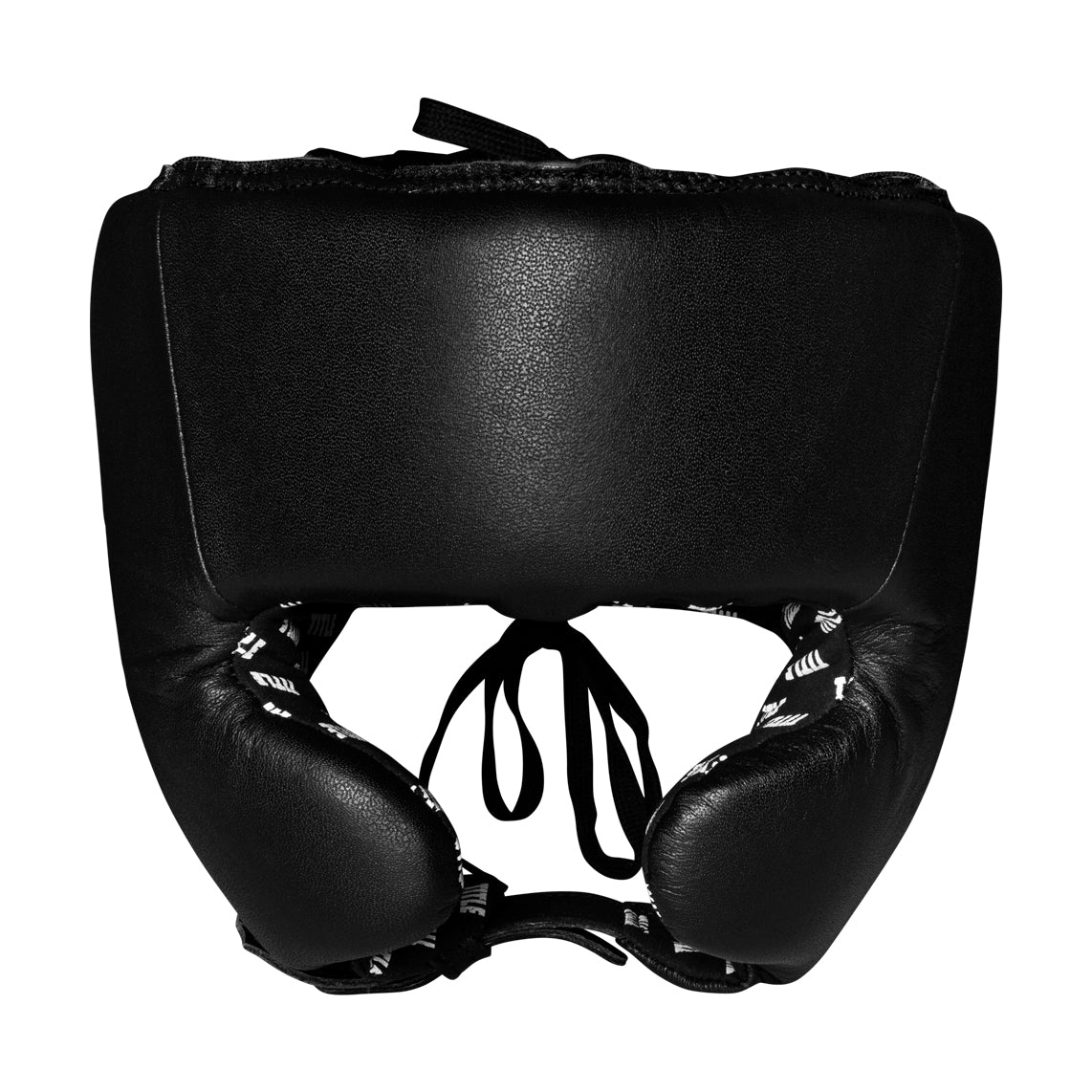 variant:blank black::TITLE Boxing USA Boxing Competition Headgear - With Cheeks front view