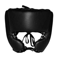 variant:blank black::TITLE Boxing USA Boxing Competition Headgear - With Cheeks front view
