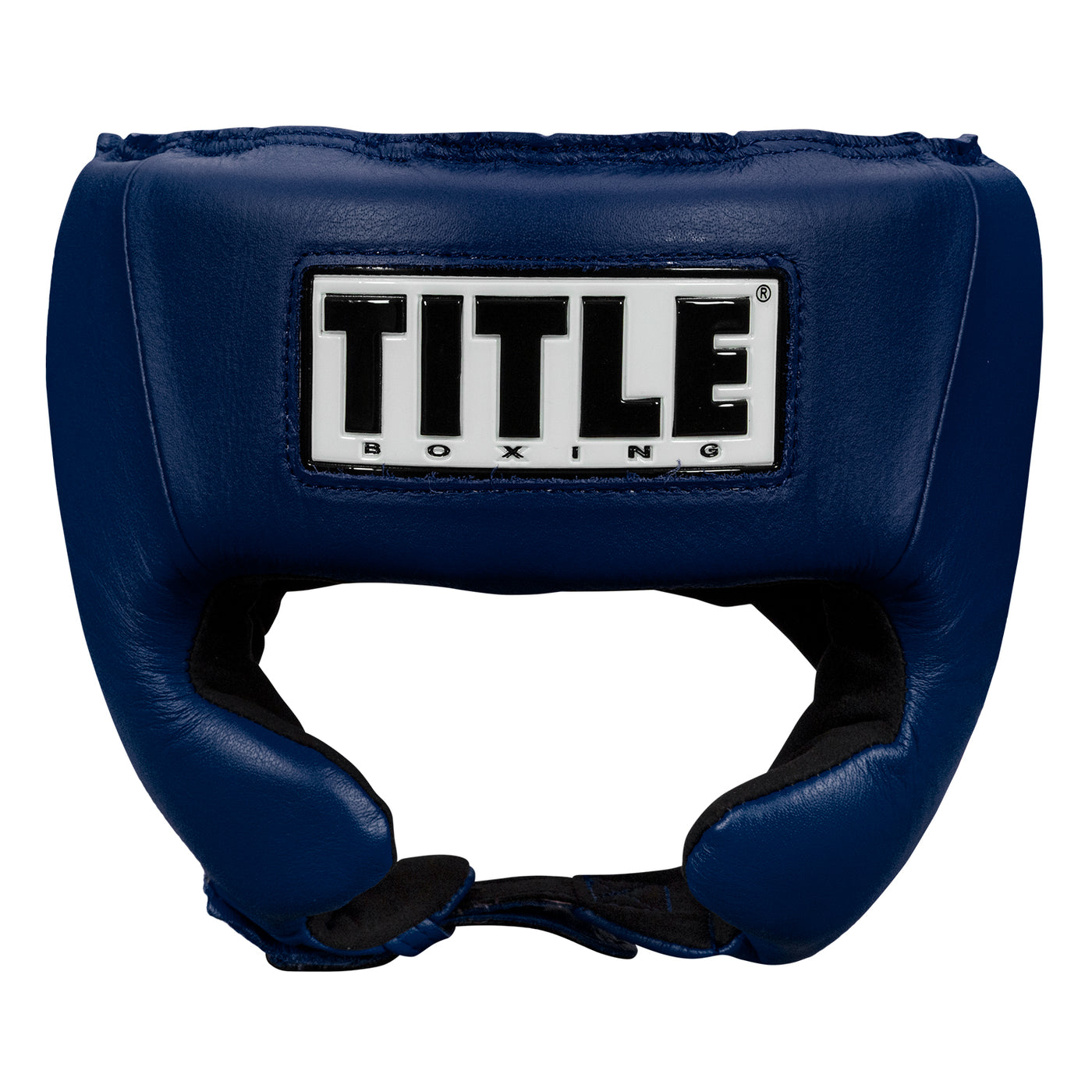 variant:blue::TITLE Boxing USA Boxing Competition Headgear - With Cheeks front view
