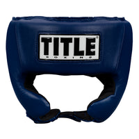 variant:blue::TITLE Boxing USA Boxing Competition Headgear - With Cheeks front view