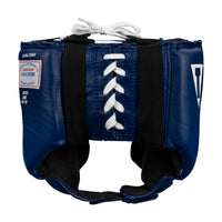 variant:blue::TITLE Boxing USA Boxing Competition Headgear - With Cheeks back view