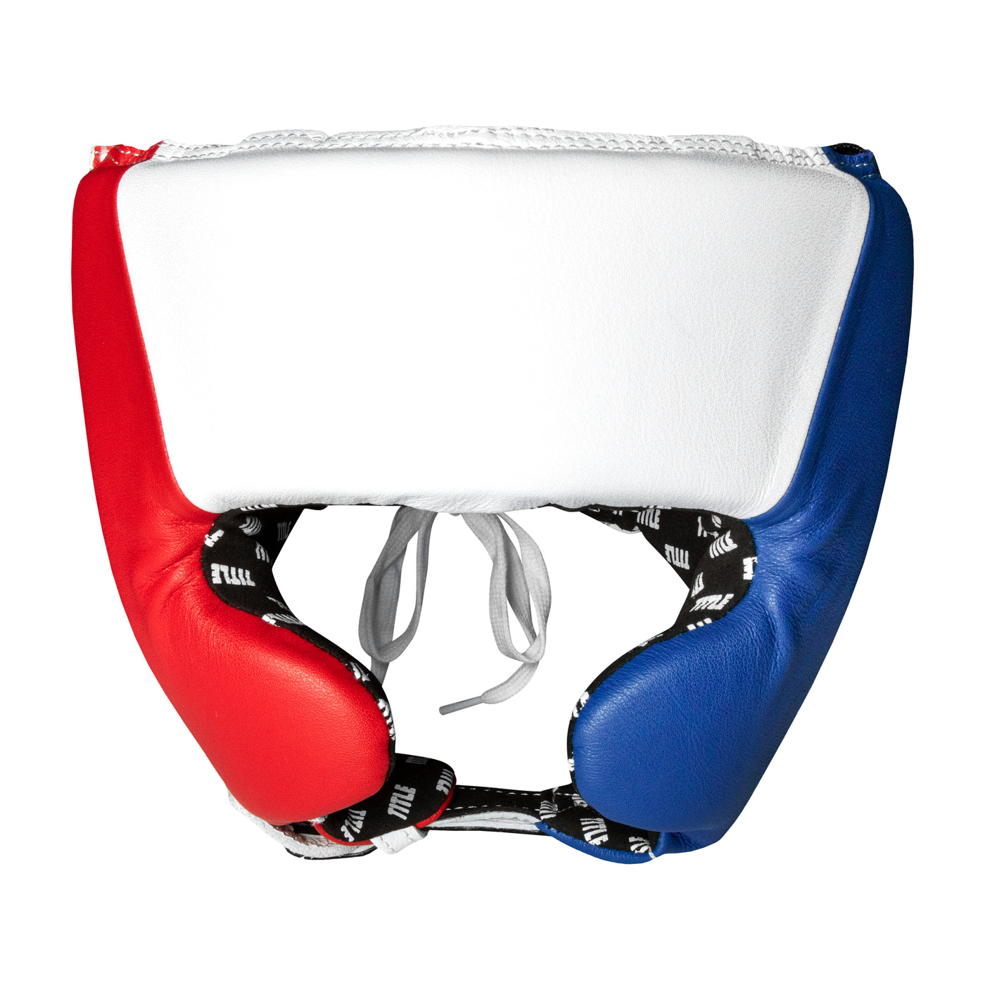 variant:Blank Red/White/Blue::TITLE Boxing USA Boxing Competition Headgear - With Cheeks front view