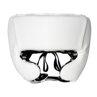 variant:blank white::TITLE Boxing USA Boxing Competition Headgear - With Cheeks front view