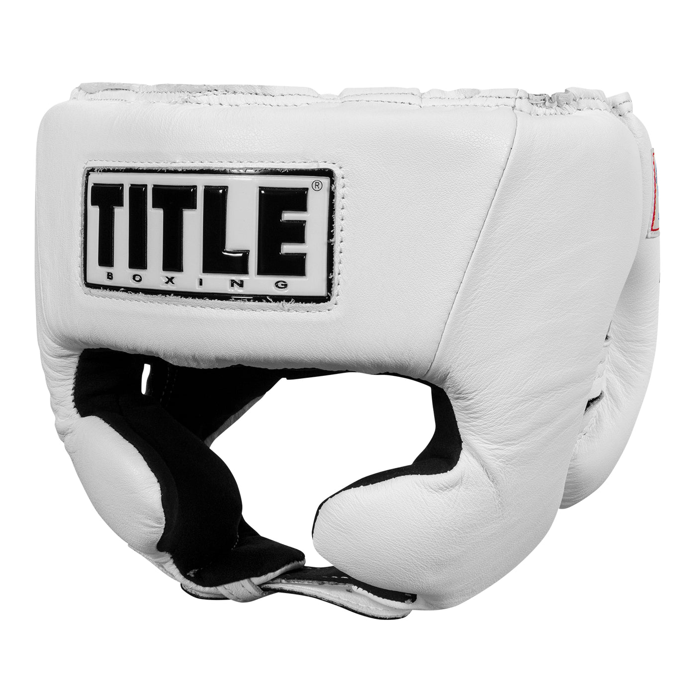 color:white::TITLE Boxing USA Boxing Competition Headgear - With Cheeks main view